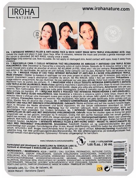Wrinkle Filler %26 Anti-Age Wrinkle Filler Face %26 Neck Mask 30 Ml