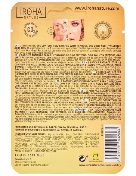 Gold Tissue Eyes Patches Extra Firmness 2 Pcs