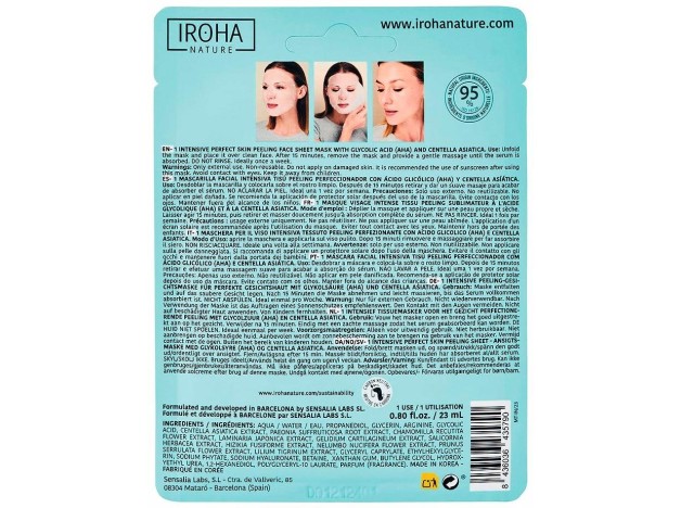 Iroha Nature Mascarilla Perfect Skin Peeling...