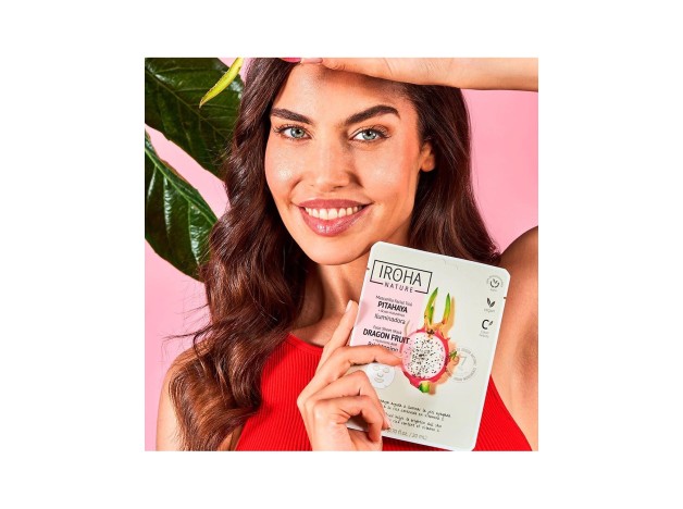Iroha Nature Mascarilla Facial Tisú Iluminadora...