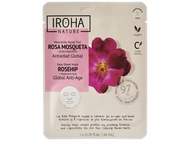 Iroha Nature Mascarilla Antiedad Global Rosa...