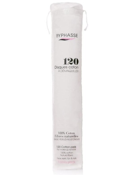 Byphasse Discos Algodón Desmaquillante 120Uds