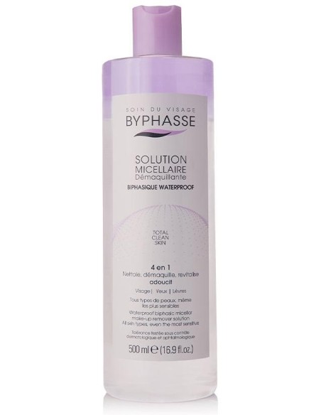 Solución Micelar Desmaquillante Bifásica Waterproof 500 Ml