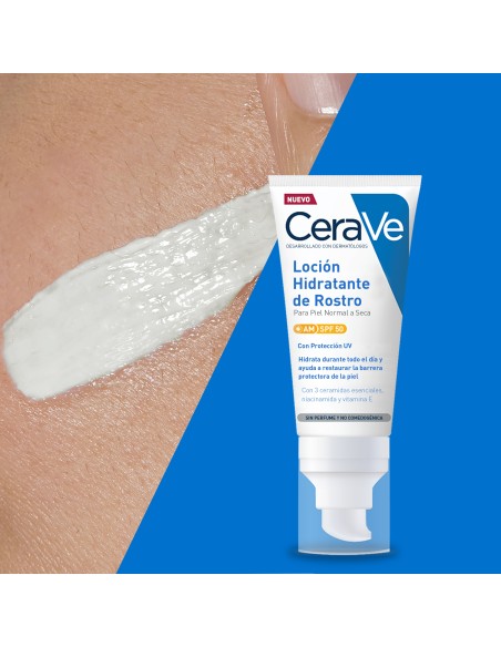 Cerave Loción Hidratante de Rostro SPF50 52 ml