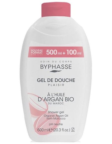 Byphasse Plaisir Gel Ducha Aceite Argán Bio 600Ml