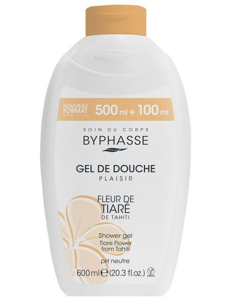 Byphasse Plaisir Gel Ducha Flor De Tiaré 600Ml