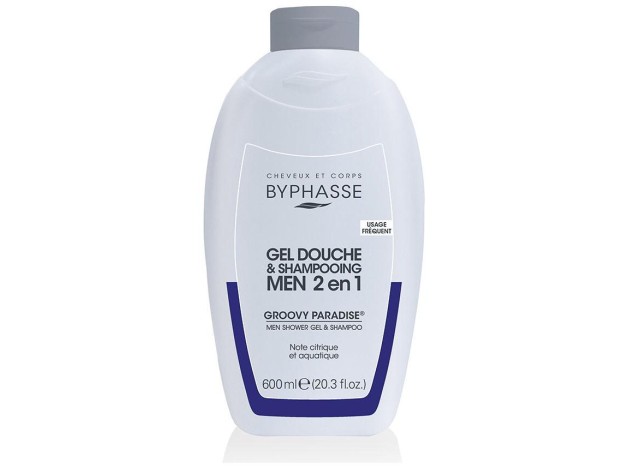 Byphasse Groovy Paradise Men 2 En 1 600Ml