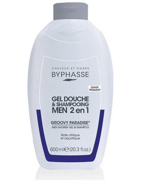 Byphasse Groovy Paradise Men 2 En 1 600Ml