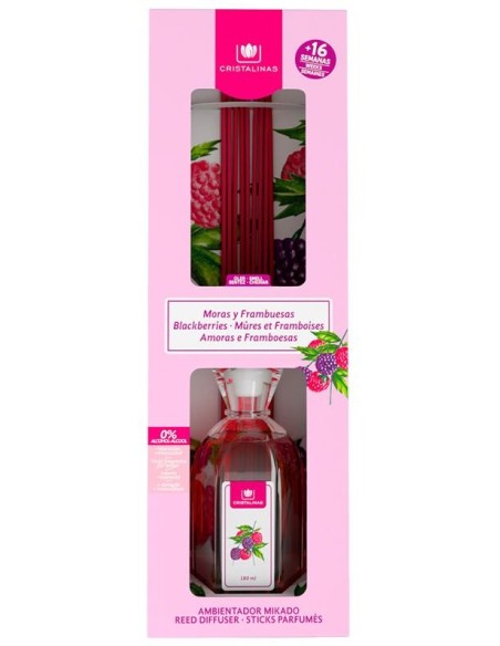 Propharex Mikado Ambientador 0% Moras Y Frambuesas 180Ml