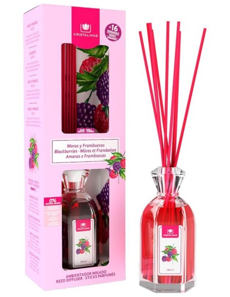 Propharex Mikado Ambientador 0% Moras Y Frambuesas 180Ml