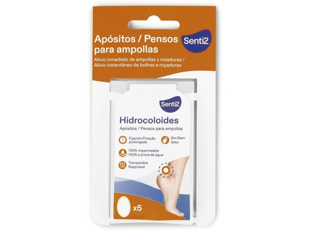 Senti2 Apósito Hidrocoloide Ampollas 5Uds