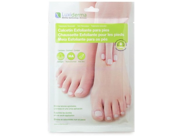 Luxiderma Calcetín Exfoliantes Para Pies 2 Pz