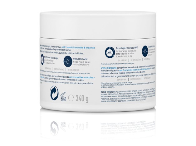 Cerave Crema Hidratante Bote 340 ml