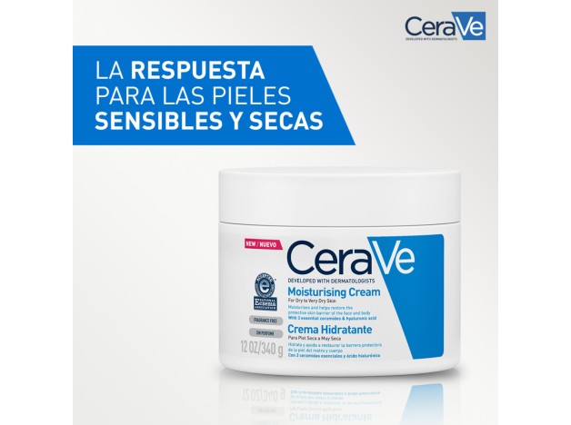 Cerave Crema Hidratante Bote 340 ml