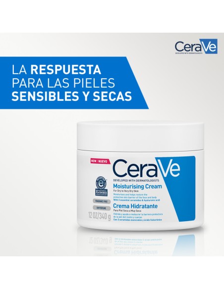 Cerave Crema Hidratante Bote 340 ml