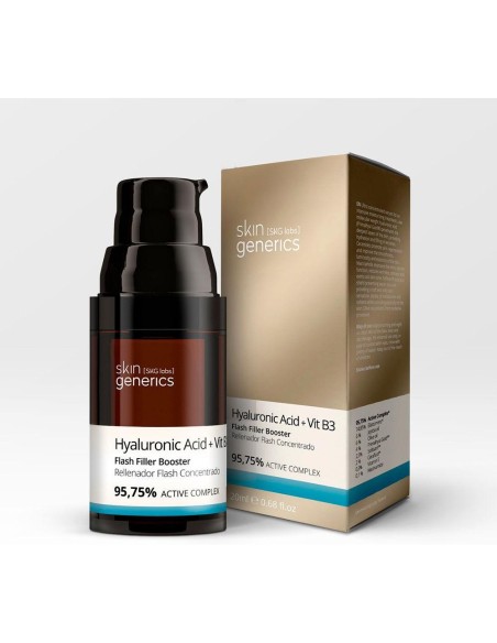Ácido Hialurónico + Vit B3 Rellenador Flash Concentrado 95,75% 20 Ml