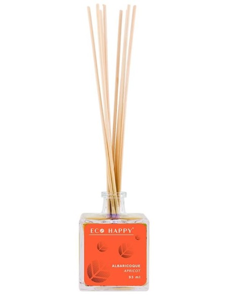 Albaricoque Ambientador Mikado, Decorativos Eco Happy - Perfumes Club