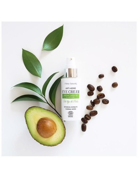 Eye Cream Antiedad Con Aguacate, Té Verde %26 Cafeína Botanical Extracts 30 Ml