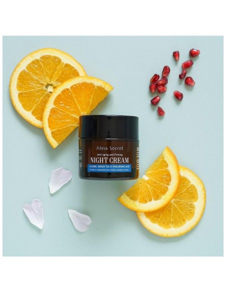 Alma Secret Multi-Reparadora Noche Antiedad Con Jojoba, Té Verde Y Hialurónico 50Ml