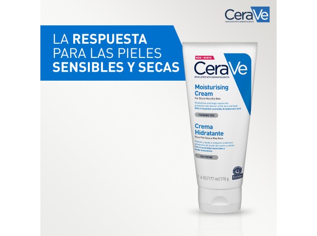 Cerave Crema Hidratante Corporal Piel Seca Tubo...