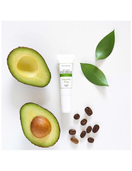 Eye Cream Antiedad Con Aguacate, Té Verde %26 Cafeína 10 Ml