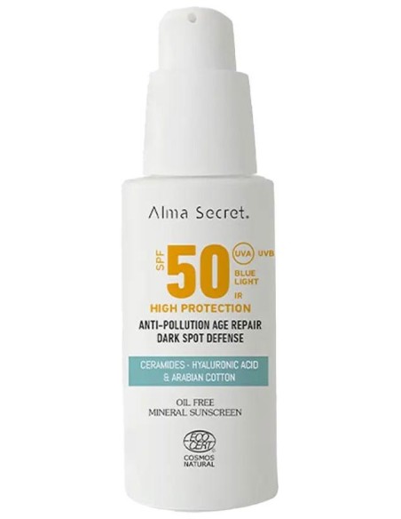 Alma Secret Crema Facial Con Alta Proteccion Solar Spf50 50Ml