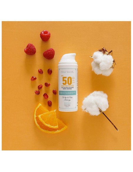 Alma Secret Crema Facial Con Alta Proteccion Solar Spf50 50Ml
