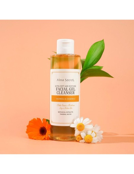 Facial Gel Cleanser Suave Y Calmante Caléndula %26 Manzanilla 200 Ml