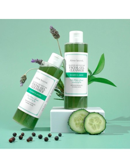 Alma Secret Facial Gel Cleanser Quilibrante Purificante Pepino %26 Enebro 200Ml