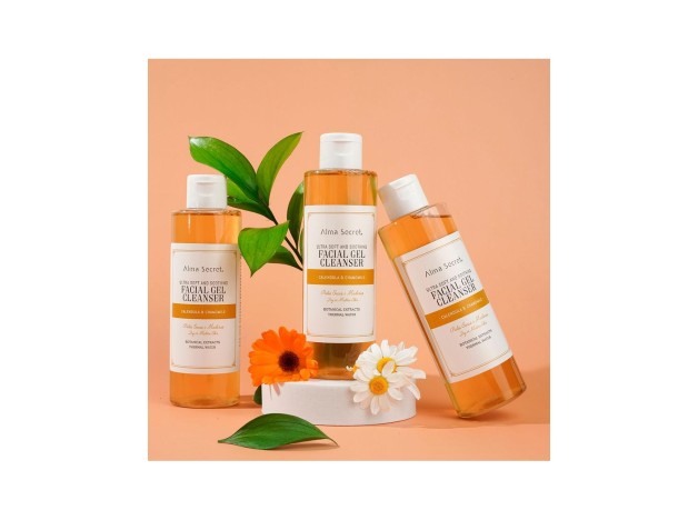 Facial Gel Cleanser Suave Y Calmante Caléndula...