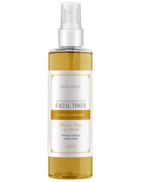 Alma Secret Facial Toner Revitalizante Antiedad Caléndula %26 Granada 200Ml