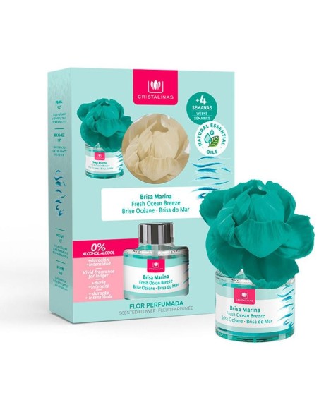 Cristalinas Flor Perfumada Ambientador Brisa Marina 40Ml