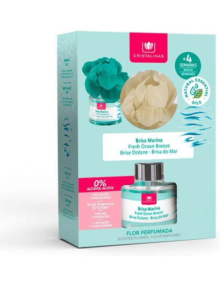Cristalinas Flor Perfumada Ambientador Brisa Marina 40Ml