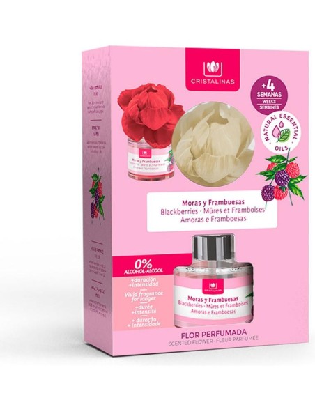 Cristalinas Flor Perfumada Ambientador Moras Y Frambuesas 40Ml