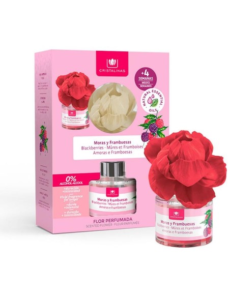 Cristalinas Flor Perfumada Ambientador Moras Y Frambuesas 40Ml