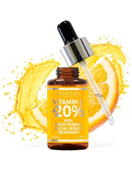 Vitamin C +20% Skin Brightening Facial Serum Treatment 30 Ml