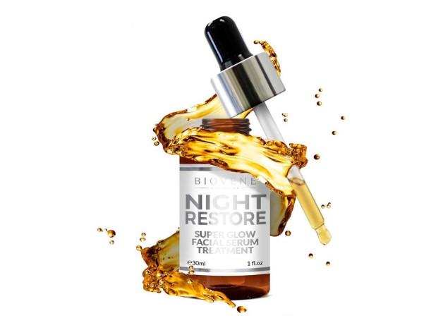 Biovene Night Restore Super Glow Facial Serum...