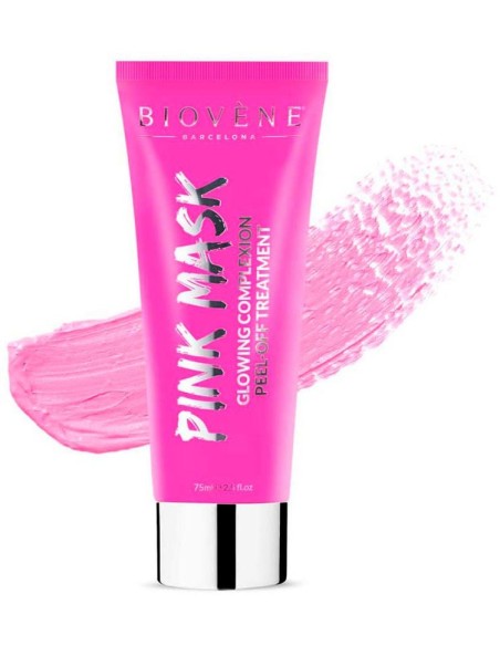 Biovene Pink Mask Glowing Complexion Peel-Off Treatment 75Ml