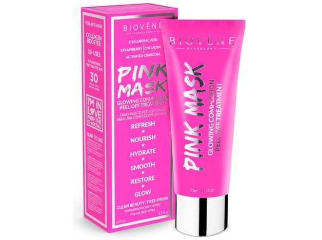Biovene Pink Mask Glowing Complexion Peel-Off...