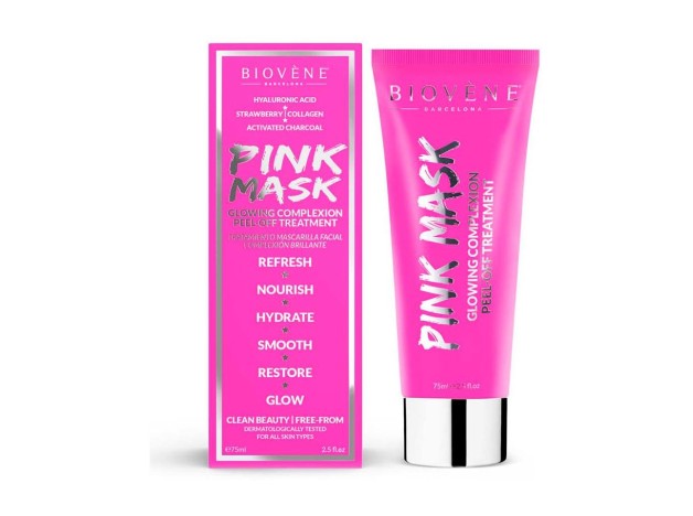 Biovene Pink Mask Glowing Complexion Peel-Off...