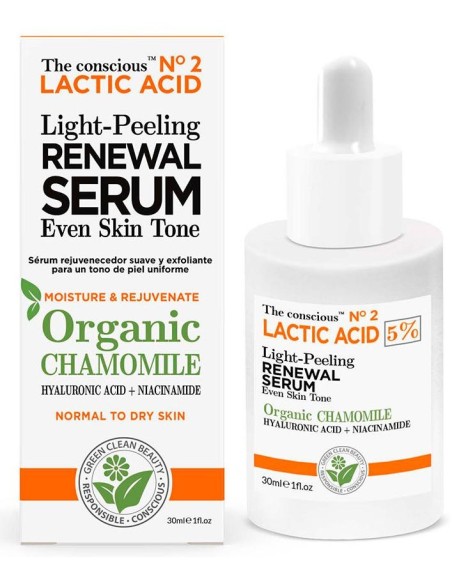 Lactic Acid Light Peeling Renewal Serum Organic Chamomile 30 Ml