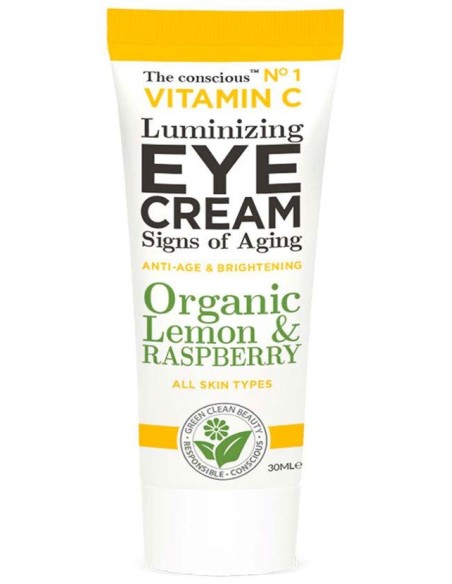 Vitamin C Luminizing Eye Cream Organic Lemon %26 Raspberry 30 Ml