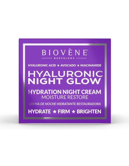 Hyaluronic Night Glow Hydration Night Cream Moisture Restore 50 Ml