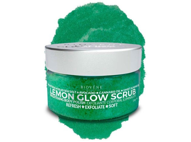 Biovene Lemon Glow Scrub Brightening Body...
