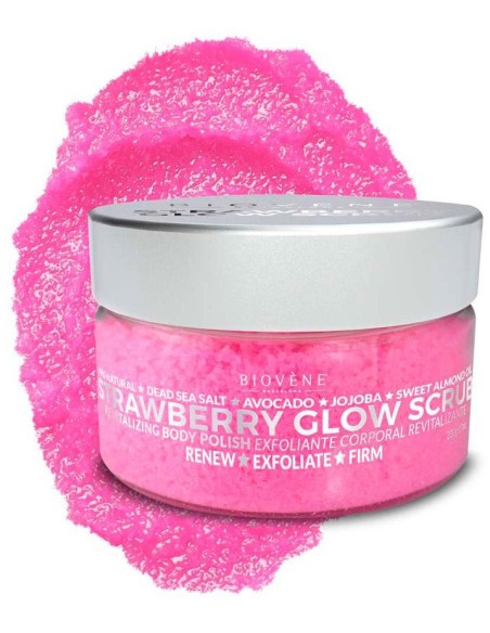 Biovene Strawberry Glow Scrub Revitalizing Body Polish 200G