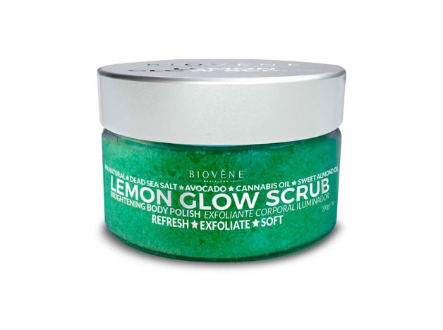 Biovene Lemon Glow Scrub Brightening Body...