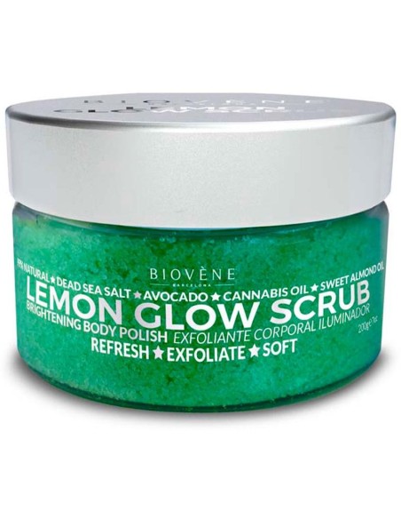 Biovene Lemon Glow Scrub Brightening Body Polish 200G