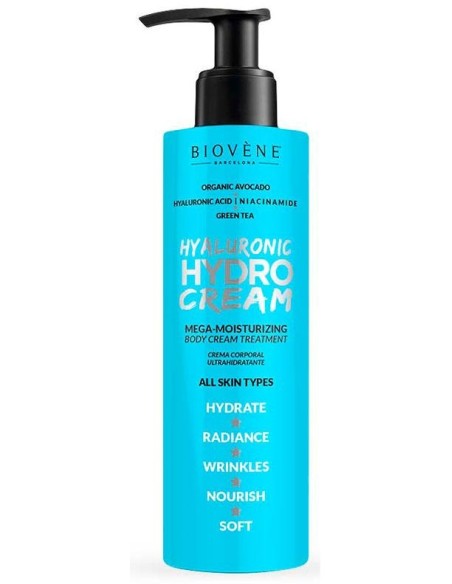 Hyaluronic Hydro Cream Mega-Moisturizing Body Cream Treatment 200 Ml