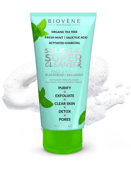 Salicyclic Super Cleanser Face %26 Body Blackhead + Breakout 200 Ml