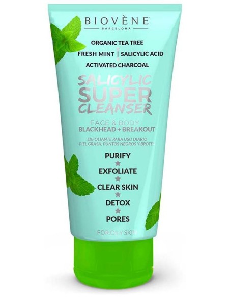 Salicyclic Super Cleanser Face %26 Body Blackhead + Breakout 200 Ml
